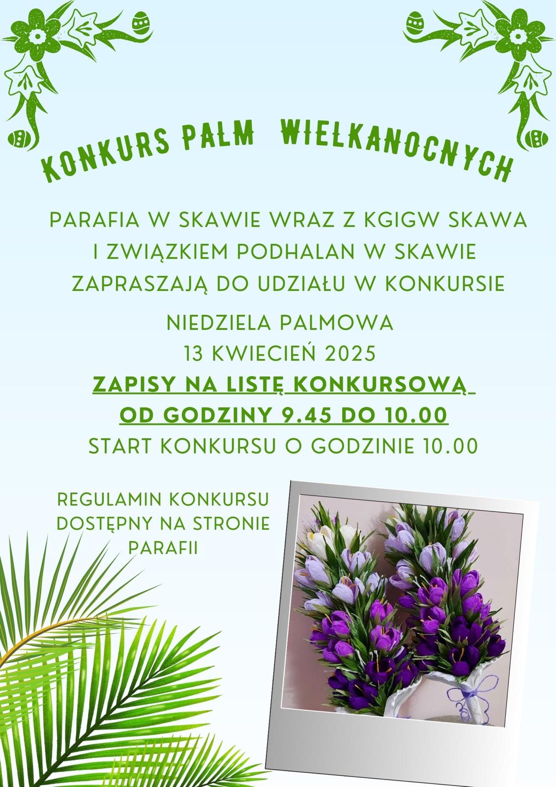 Konkurs Palm 13.04.2025