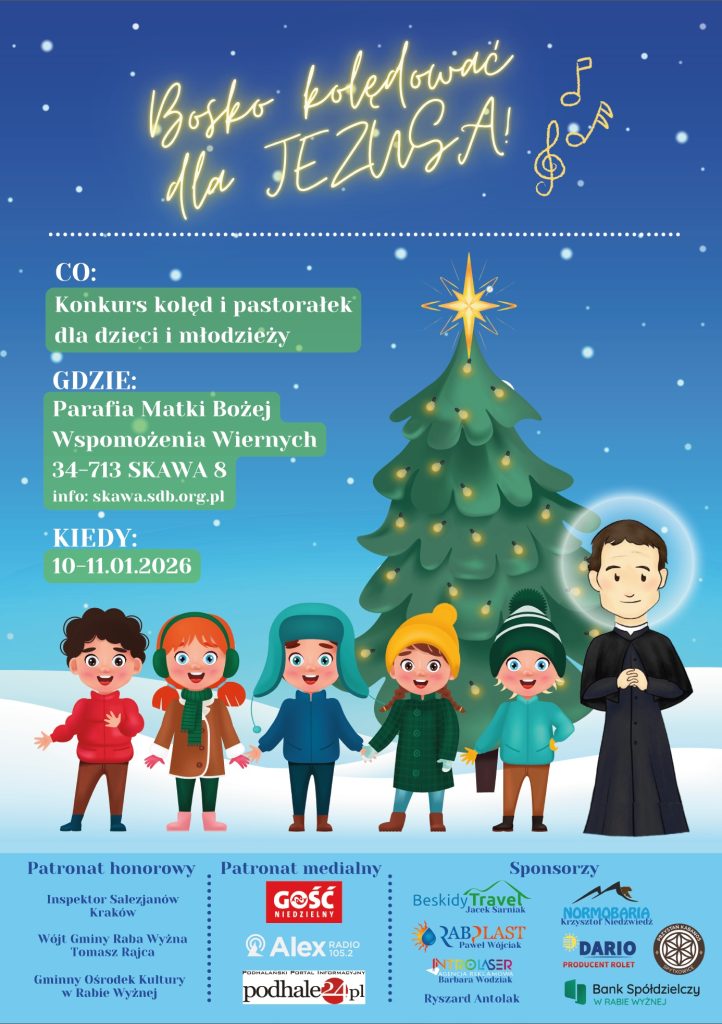 2026 KONKURS KOLĘD I PASTORAŁEK W SKAWIE
